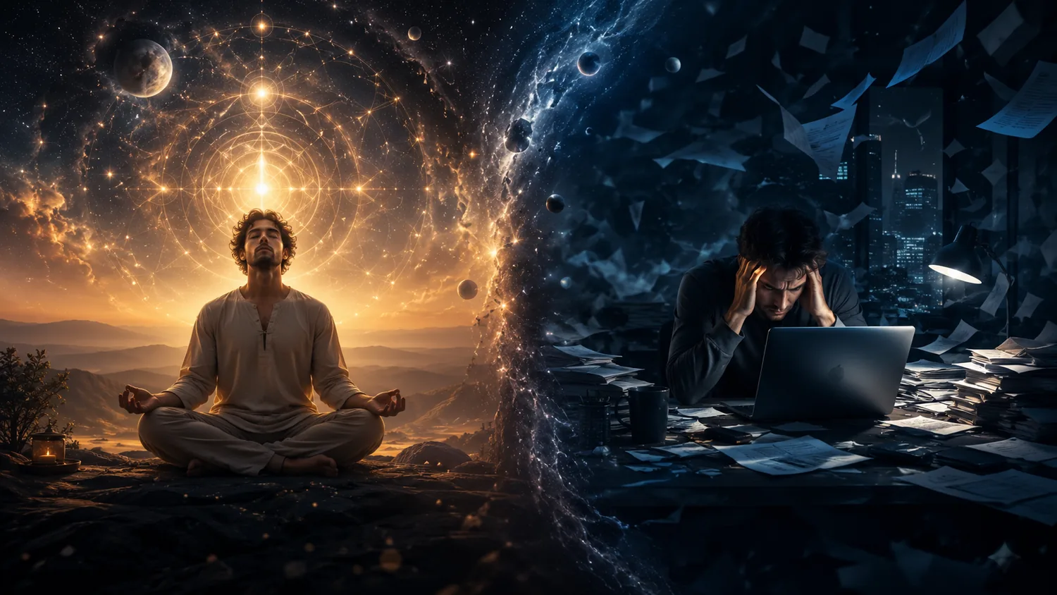 Cosmic alignment versus constant hustle