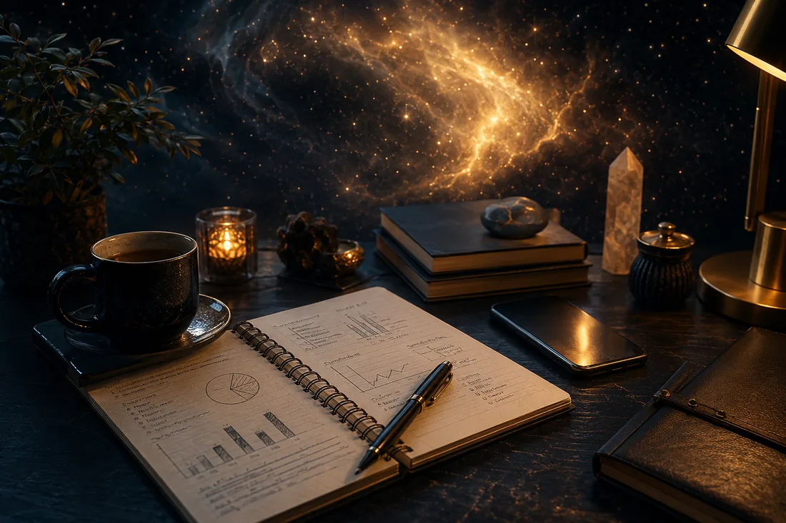 Grounded money planning with cosmic light