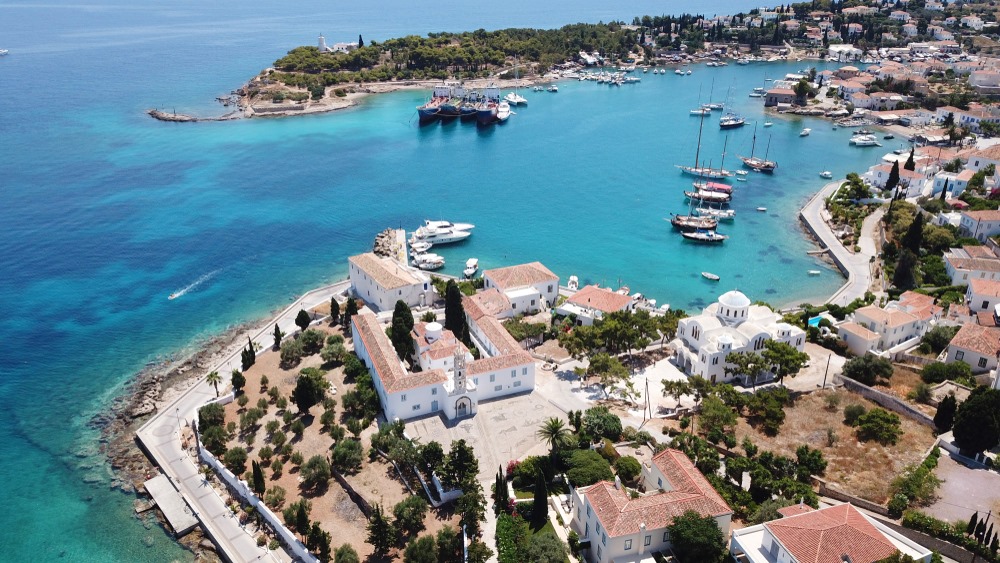 Spetses, a part of the Saronic group of islands