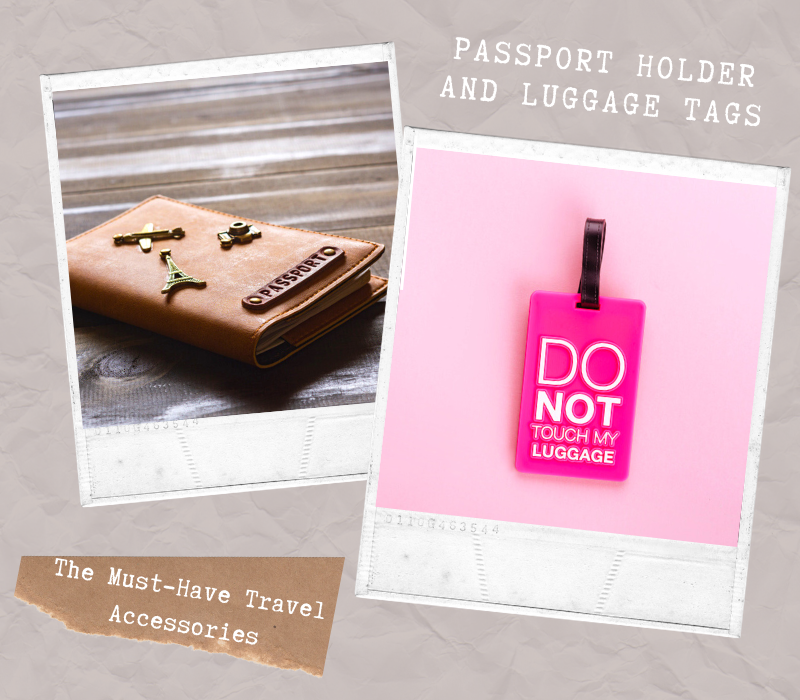 passport holder and luggage tag travel guide