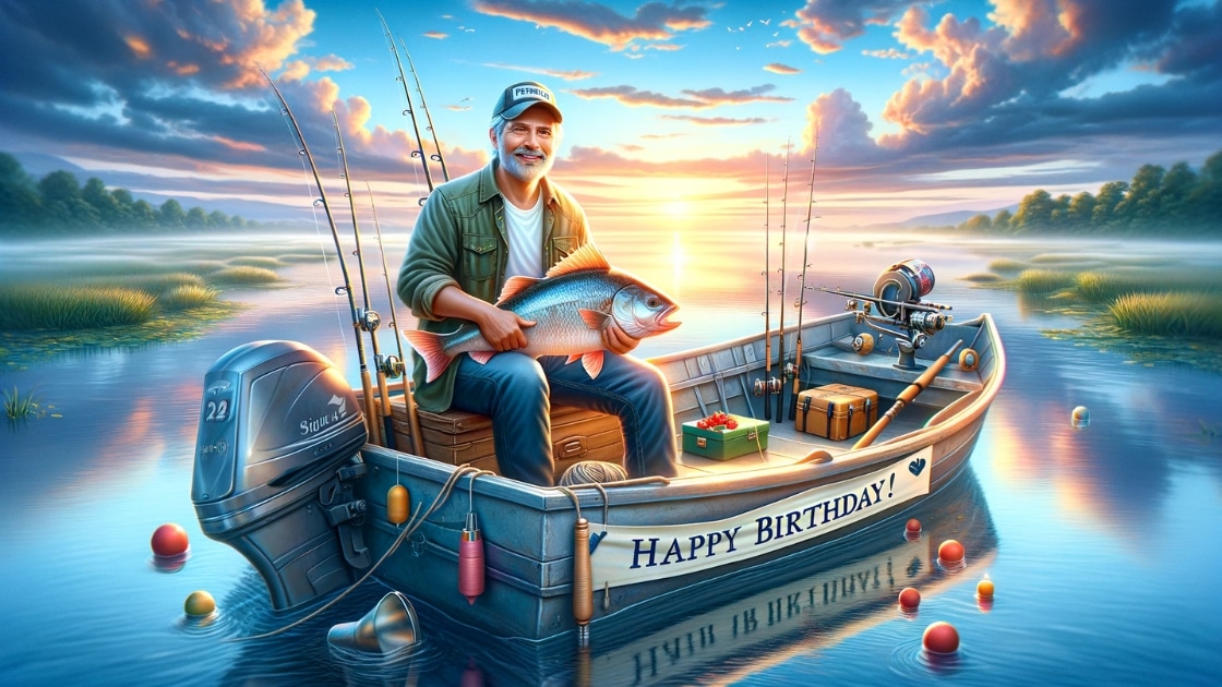 Birthday Wishes To a Fisherman: Celebrating Sea And Spirit