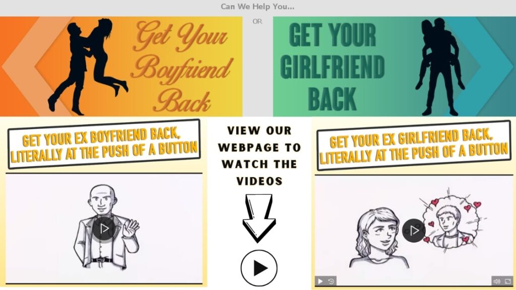 Get an Ex-Back Videos