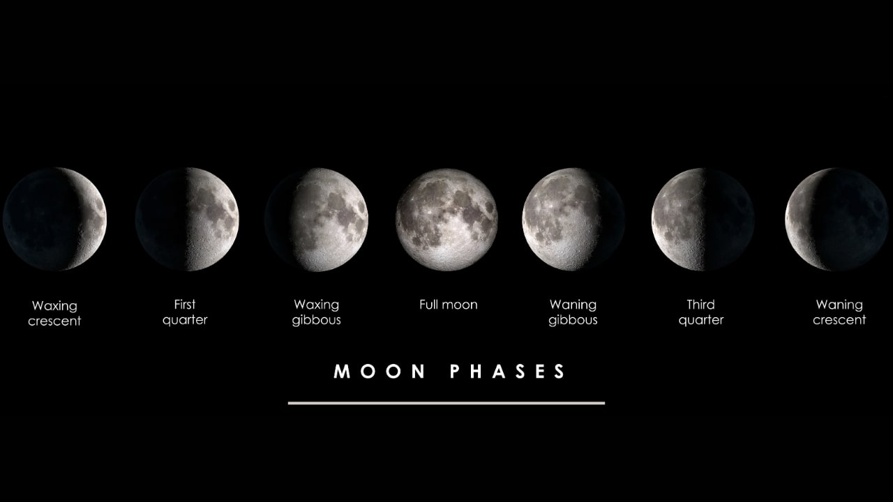 Eight Lunar Phases