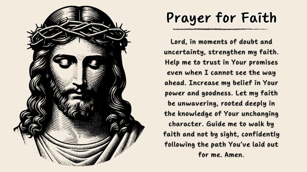 Prayer for Faith