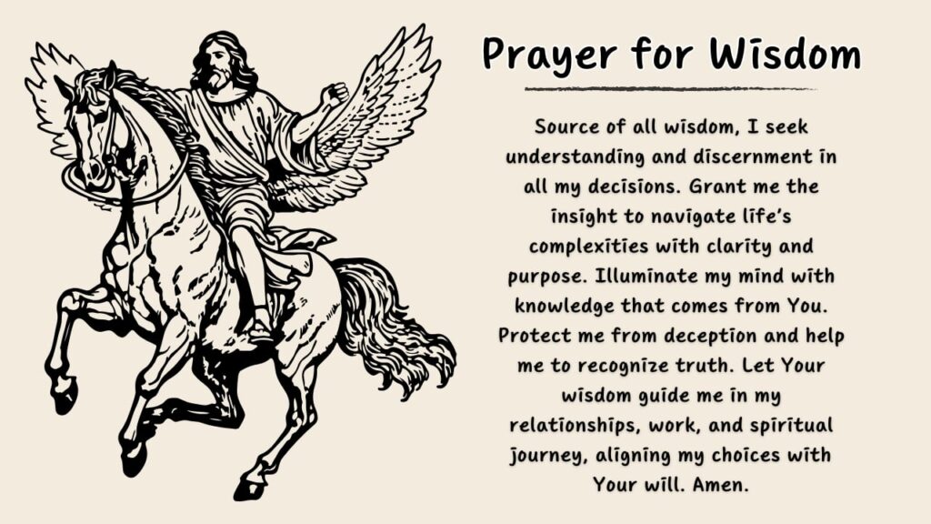 Prayer for Wisdom