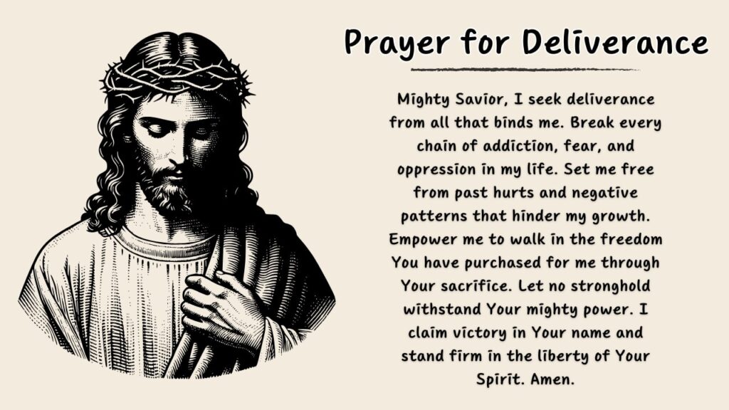 Prayer for Deliverance