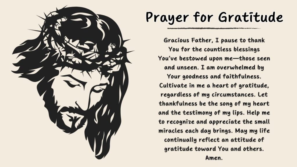 Prayer for Gratitude