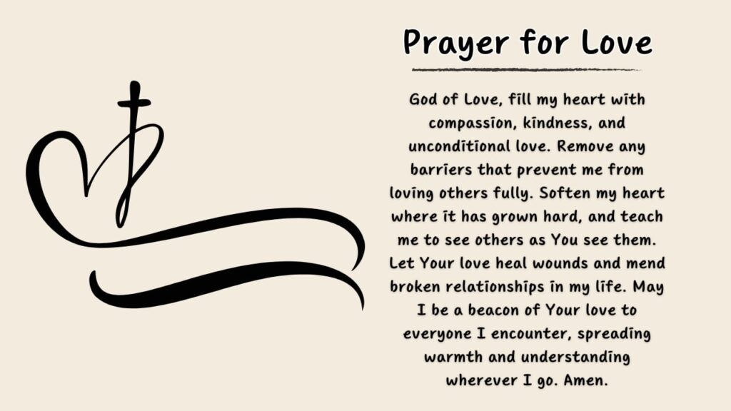 Prayer for Love