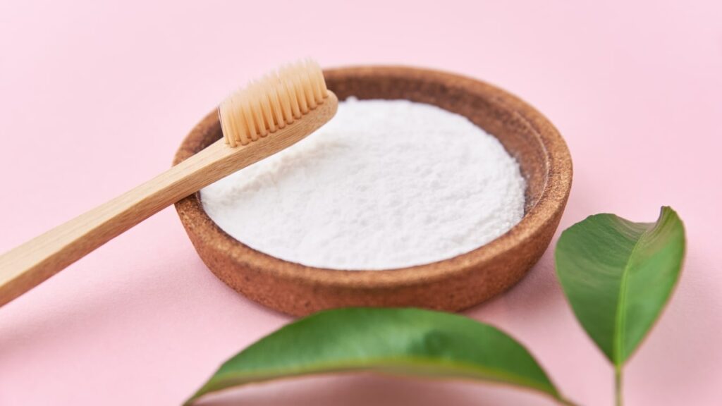 Brush with Baking Soda