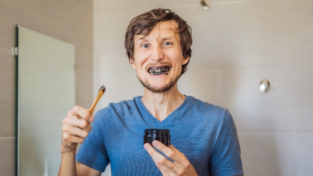 Brush your teeth with Activated Charcoal