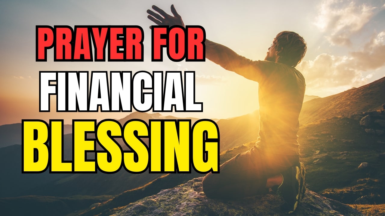 prayer for financial blessing