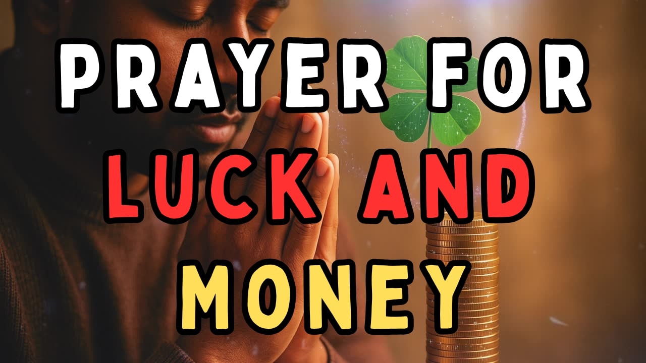 prayer for luck and money