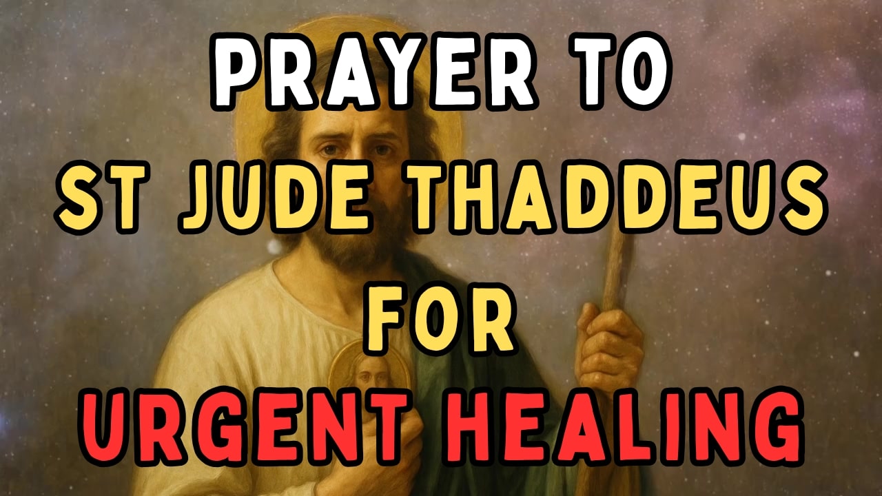 prayer to st jude thaddeus for urgent healing