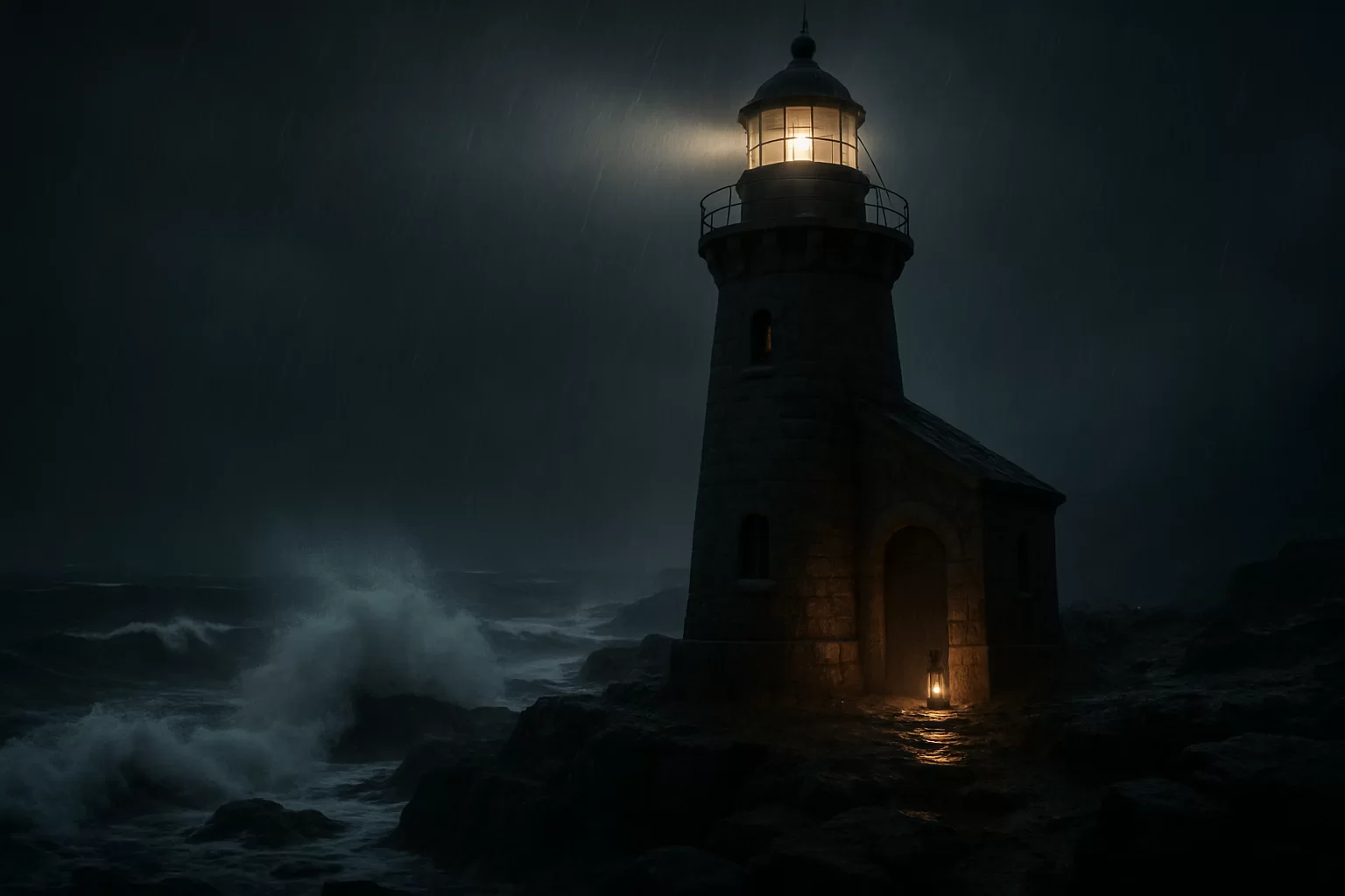 The lighthouse keeper who heard knocking at a stormy coastal tower door